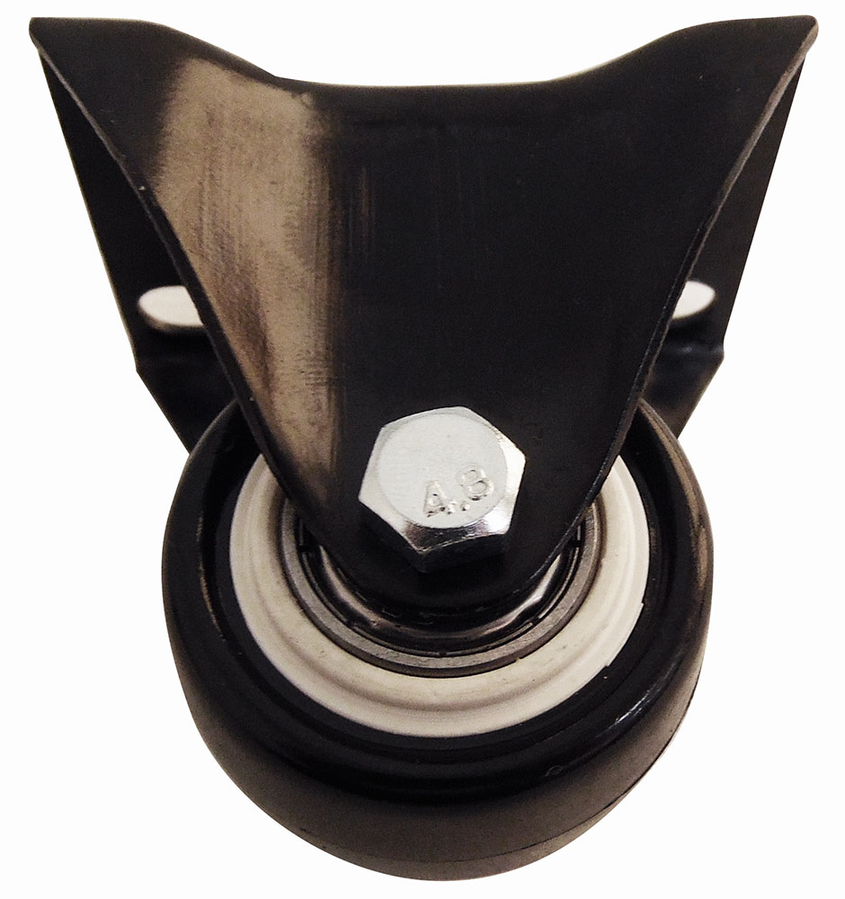 Ruota in gomma con piastra fissa 50x69mm SP436 