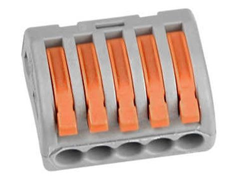 Connettore elettrico a molla con 5 terminali EL1390 