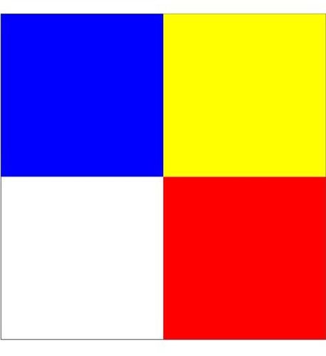 Bandiera Segnalazione Nautica Squadron 50x60cm FLAG188 