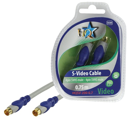 S-Video Cavo S-Video Maschio - S-Video Maschio 0.75 m Grigio ND1287 HQ