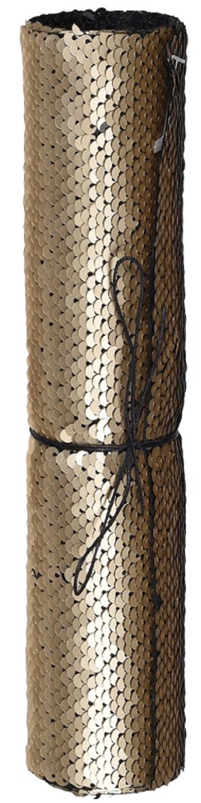 Tessuto decorativo con paillettes color oro KP2088 H&S COLLECTION