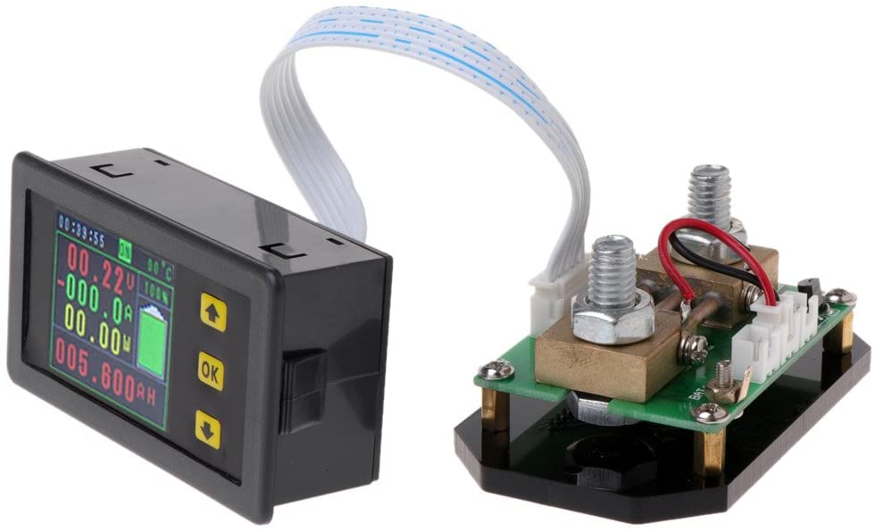 Contatore della capacità con display per batterie 12V 24V 48V WB352 