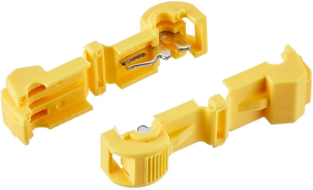 Morsetto di collegamento per filo a T giallo 100pz EL2264 FATO