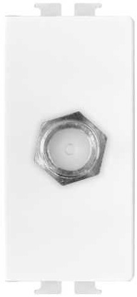 Presa Tv a Vite Satellitare da Incasso Bianca Compatibile Matix EL2068 