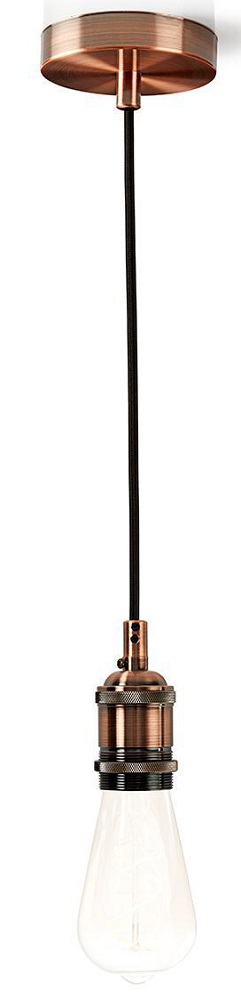 Luce da soffitto E27 color rame 1,50m WB1480 Nedis