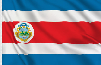 Bandiera di stato e della marina da guerra Costa Rica 300x200cm FLAG258 