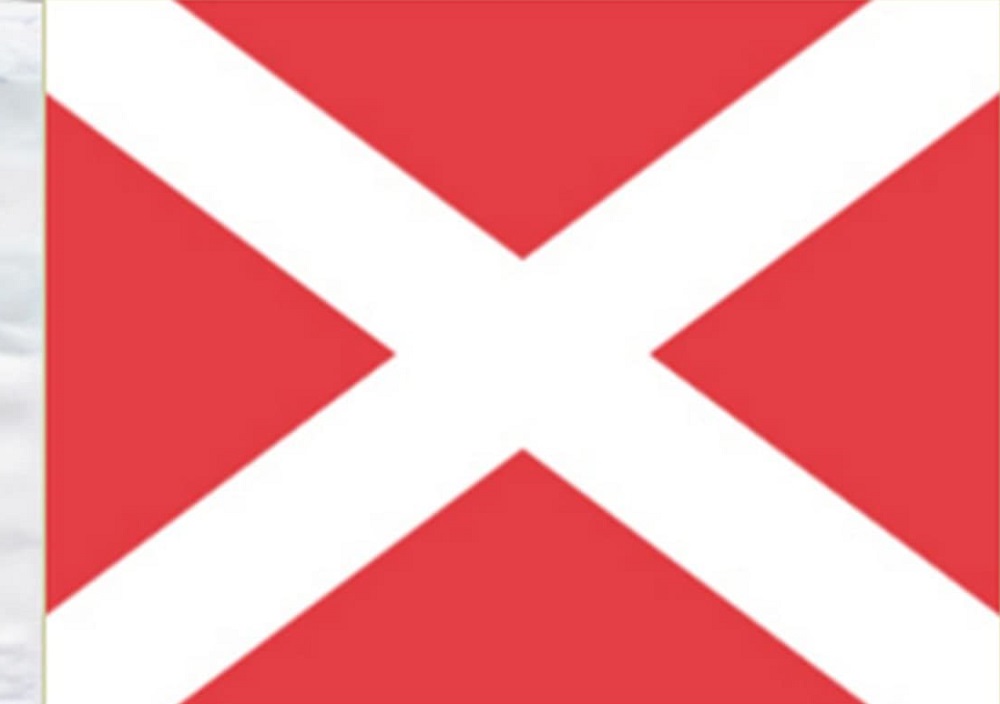 Bandiera Numerica Segnalazione Nautica "4" 150x180cm FLAG260 