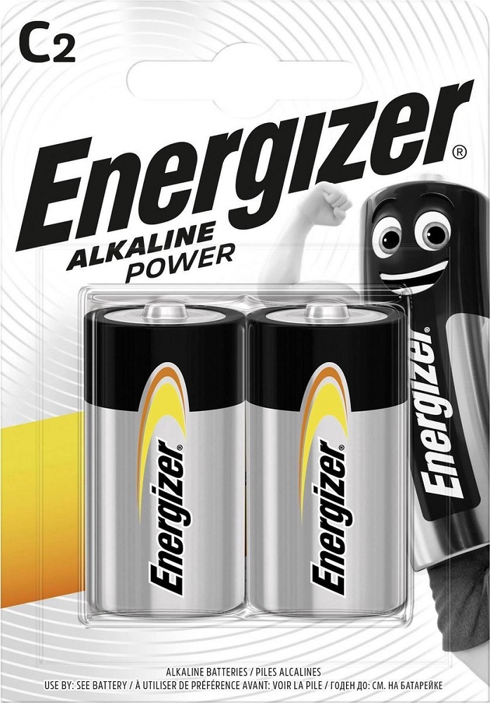 Batteria alcalina tipo C LR14 1,5V blister da 2 Energizer E1040 Energizer