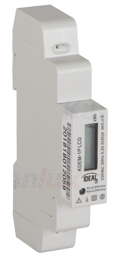 Contatore energia 1P In 45A KDEM Kanlux KA2166 Kanlux