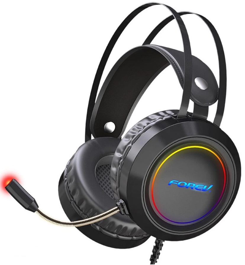 Cuffie da gaming con microfono virtual 7.1 audio con illuminazione LED WB1715 