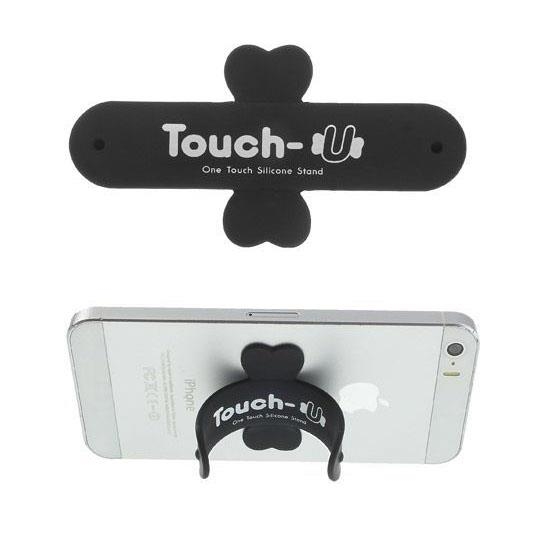 TOUCH-U - Supporto in silicone per smartphone - Nero 92840 