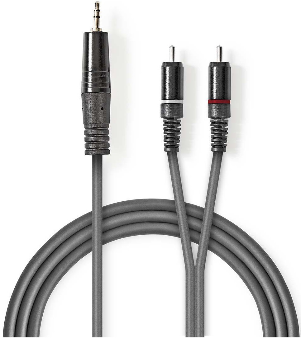 Cavo audio stereo 3,5 mm maschio-2x maschio RCA 1.5m ND9074 Nedis