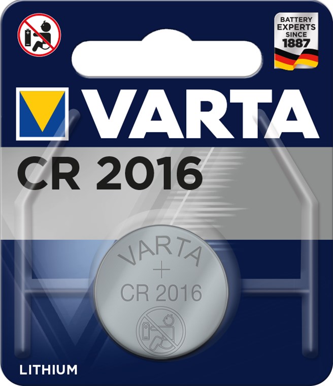 Batteria a bottone al litio CR2016 (6016) Varta F1703 Varta