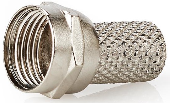 Connettore F maschio 6mm 10 pezzi F1466 