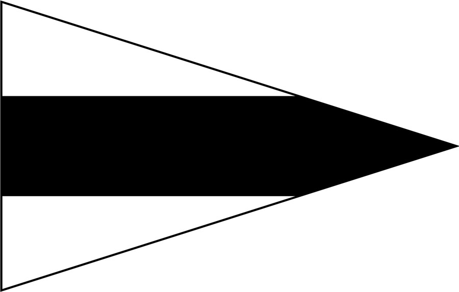 Bandiera Segnalazione Nautica Terzo Ripetitore 180x225cm A9214 