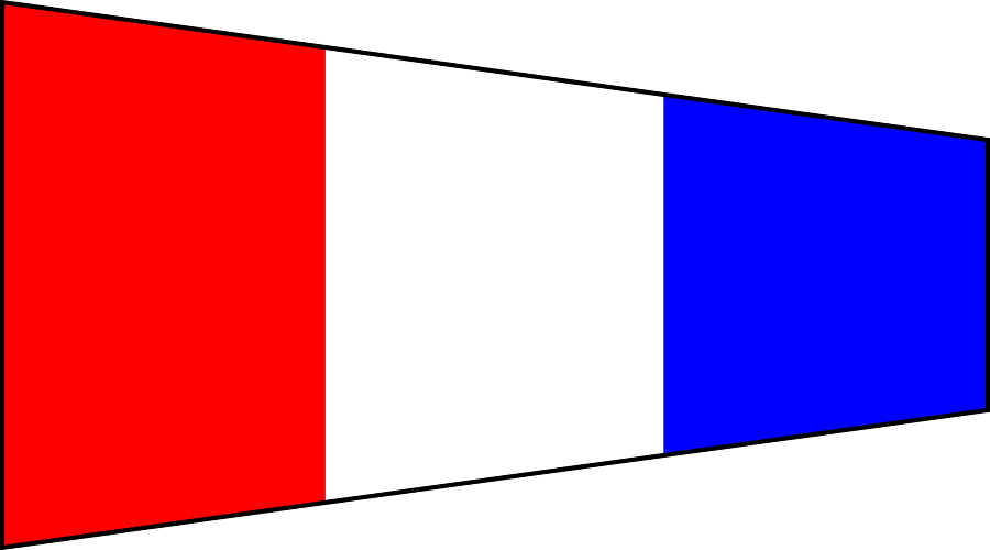 Pennello di segnalazione numerica "3" Terrathree 170x50cm A9200 