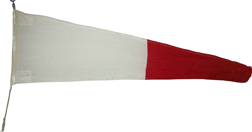 Bandiera Triangolare Segnalazione Nautica Interrogativa 50x170cm FLAG206 