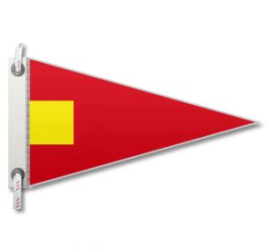 Bandiera Segnalazione Nautica Quarto Ripetitore 180x225cm FLAG235 