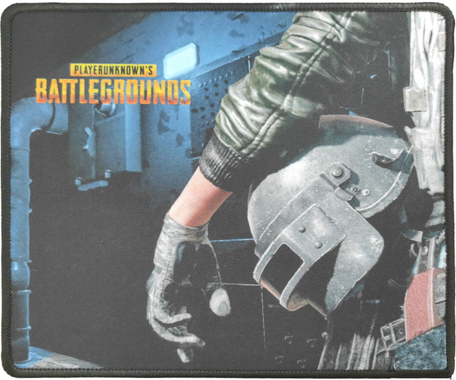 Tappetino Mouse 25x21cm PlayerUnknown's Battlegrounds Personaggio con casco P415 