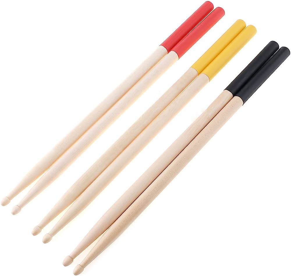 Coppia bacchette per batteria 5A con impugnatura antiscivolo - vari colori SP002 YAMAHA