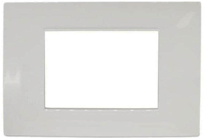 Placca 3 Posti Bianca 3M compatibile Vimar Plana EL1974 