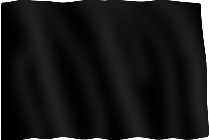 Bandiera Nera 120x100cm A9308 