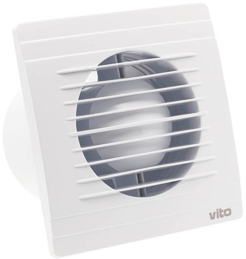 Aspiratore 15W 120m3/h 35Db Φ100x65mm Vito EL117 Vito