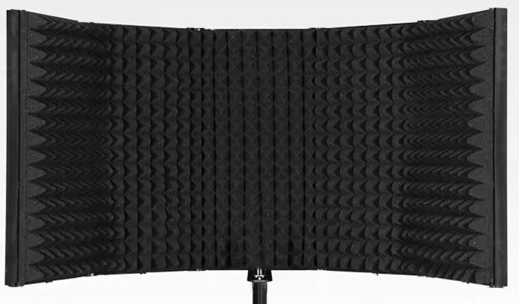 Pannello fonoassorbente per microfoni 5 scomparti MIC588 