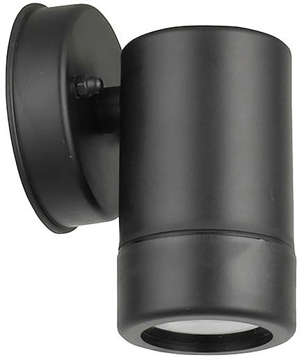 Lampada applique da esterno nera IP44 GU10 Φ80x120mm EL1804 Vito