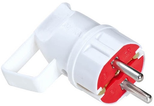 Spina schuko bianca  con impugnatura Vito EL3115 Vito