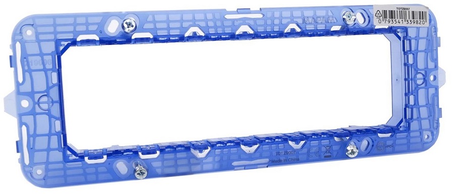 Supporto 7 posti compatibile Vimar Arké EL336 