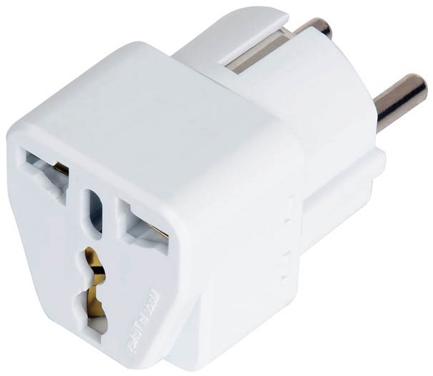 Adattatore universale con spina schuko 16A bianco Vito EL539 Vito