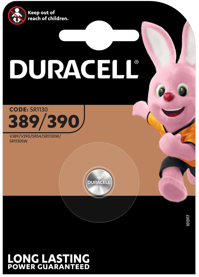 Batteria a bottone 1.5V all'ossido d'argento SR1130  Duracell WB1582 Duracell