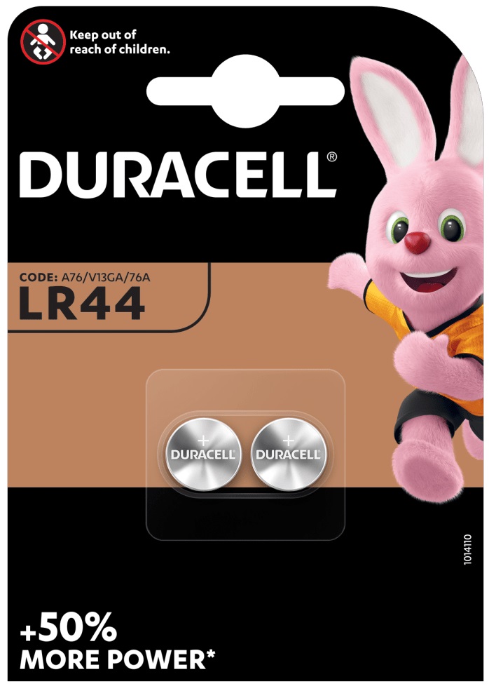 Batteria a bottone 1.5V alcalina LR44 Duracell WB674 Duracell