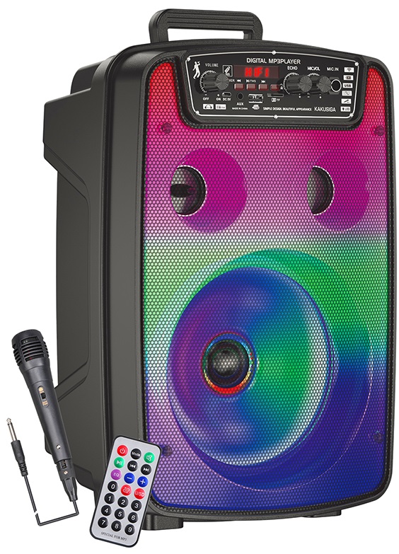 Cassa acustica ricaricabile 8" 10W luci LED Bluetooth/FM/USB KSC-688 KSC-688 Kakusiga
