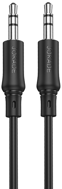 Cavo audio stereo jack audio 3.5mm 1m nero JA004 F2590 Jokade