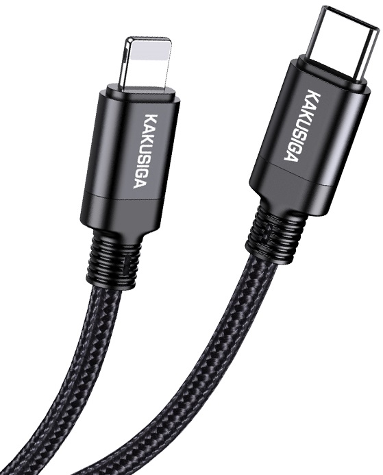 Cavo per ricarica e sincronizzazione PD30W 5A Type C - Lightning nero JA034 F2640 Jokade