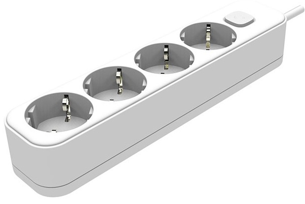 Multipresa schuko 4 posti con interruttore EL2301 Vito