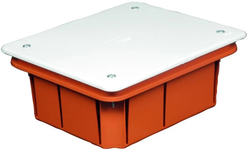 Scatola di derivazione da incasso con coperchio IP40 92x92x45mm Faeg EL022 FAEG