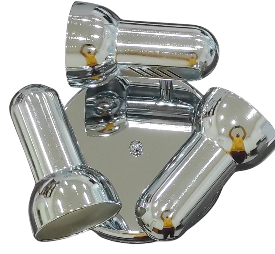 Lampada applique da parete 3xE27 in metallo EL047 Vito