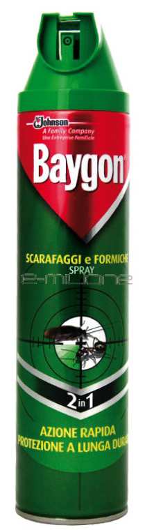 Baygon INSETTICIDA SPRAY SCARAFAGGI E FORMICHE PLUS  ml. 400 FV35247 Baygon