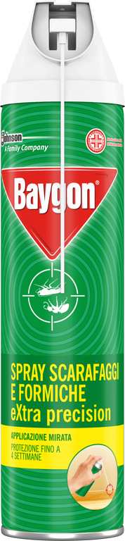 Baygon SPRAY EXTRA PRECISION SCARAFAGGI & FORMICHE  ml. 400 FV37003 Baygon