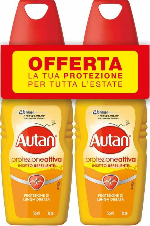 Autan ACTIVE VAPO 2 pz.  ml. 100 FV42511 Autan