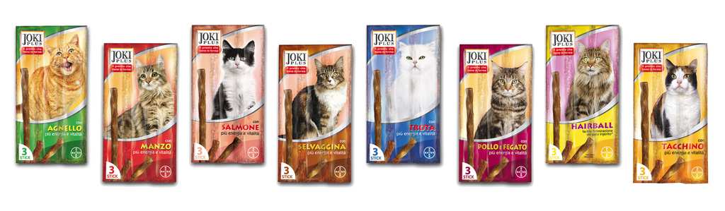 Bayer BARRETTA SNACK JOKI PLUS GATTO  gusto Tacchino FV47812 Bayer