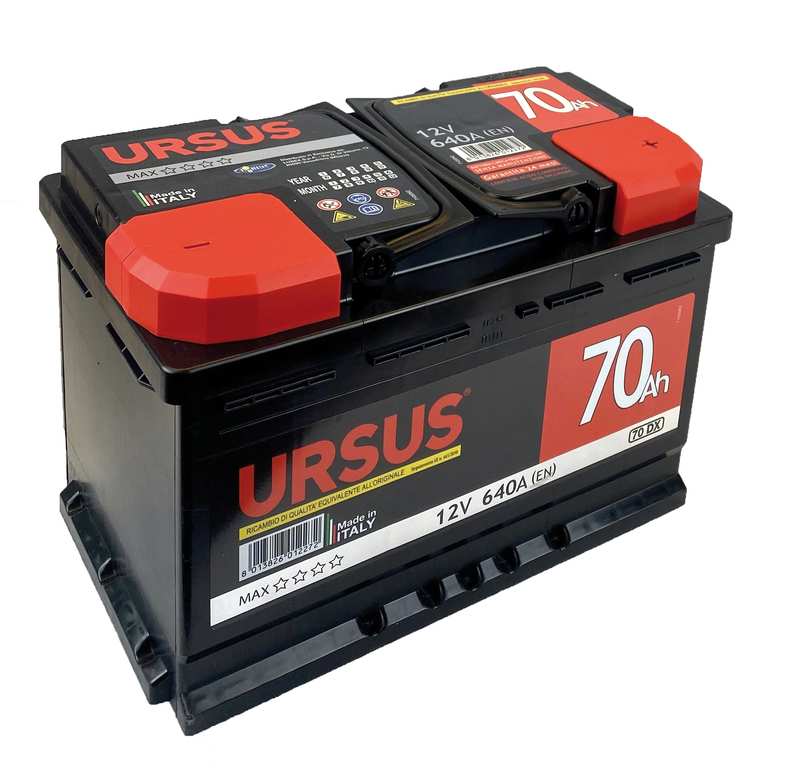 BATTERIA AVVIAMENTO AUTO URSUS  80 Ah mm. 313x175x190 h FV51776 