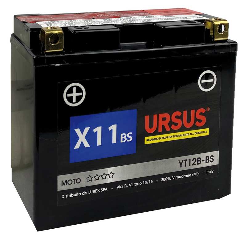 BATTERIA AVVIAMENTO MOTO URSUS   X9 BS 8 Ah mm. 150x87x105 h FV55489 