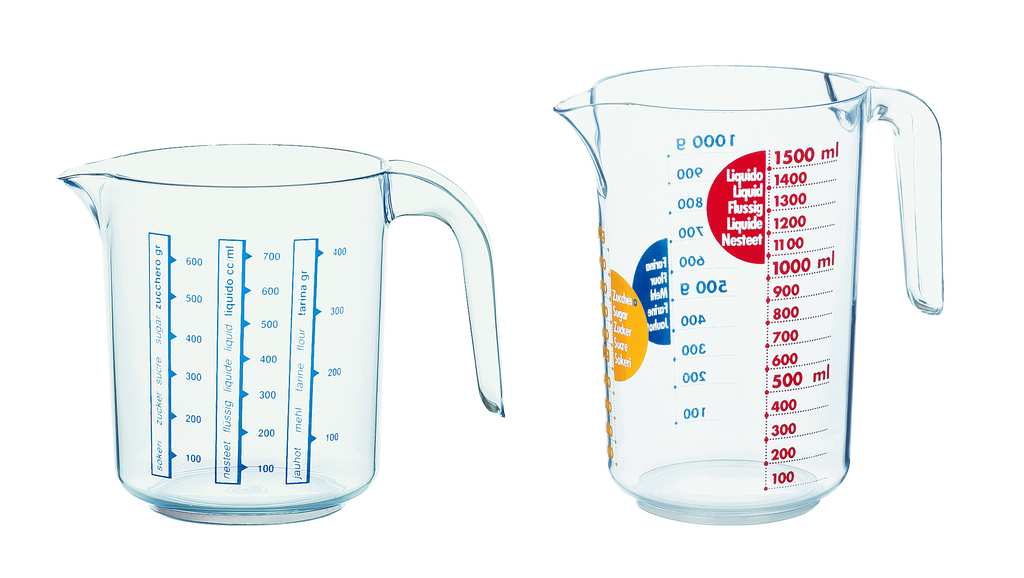 CARAFFA GRADUATA OLIMPIA Ø cm. 12x29 h lt. 1,5 mod. Grande FV33565 