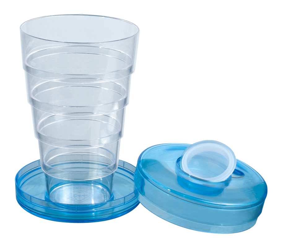 BICCHIERE TASCABILE GRANDE  Ø cm. 8x11 h - ml. 250 FV33603 