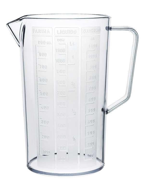 CARAFFA GRADUATA FLORIDA  Ø cm. 12x19 h - lt. 1,5 FV33637 