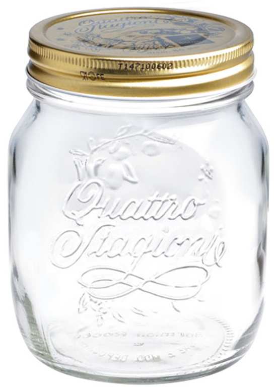 Bormioli BARATTOLO QUATTRO STAGIONI Con capsula Ø cm.   8,6x9,5 h cl. 25 FV38468 Bormioli